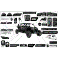 BODY - DECALS - 2022 CAN AM MAVERICK MAX TURBO RR X RS