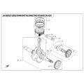 CRANKSHAFT CONNECTING ROD PISTON ASSY - 2018 CFMOTO CFORCE 500 S