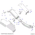 ENGINE: EXHAUST - 2020 POLARIS SPORTSMAN XP 1000 / XP 1000 HUNTER EDITION 48"