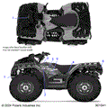 BODY: DECALS GRAPHIC - 2025 POLARIS SPORTSMAN 850 MUD 49S