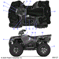 BODY: DECALS - 2020 POLARIS SPORTSMAN 570 PREMIUM/PREMIUM LE