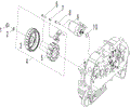 ENGINE - GENERATOR-START MOTOR - 2023 CAN AM RENEGADE 70 EFI EPA - ICEBERG BLUE