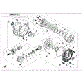 REAR AXLE (WITH DIFFERENTIAL) - 2023 CFMOTO UFORCE 600