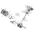 ENGINE - CRANKSHAFT PISTON AND CYLINDER - HD10 - 2020 CAN AM DEFENDER MAX HD10 X MR