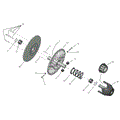 TRANSMISSION-DRIVEN PULLEY TURBO _19R1536A - 2015 CAN AM MAVERICK 1000 / X DS DPS