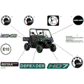 BODY - DECALS - 2023 CAN AM DEFENDER HD7