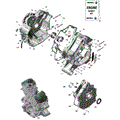 ROTAX - CRANKCASE - 2025 CAN AM COMMANDER 1000R EFI XT - TIMELESS BLACK METALLIC - 64" WIDTH