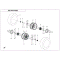 FRONT WHEEL - 2025 CFMOTO UFORCE U10XL PRO HIGHLAND