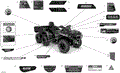 BODY - DECALS - 2021 CAN AM OUTLANDER MAX 6X6 EFI XT