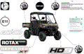 BODY - DECALS - 2024 CAN AM DEFENDER MAX HD9 XT - WILDLAND CAMO - 62" WIDTH