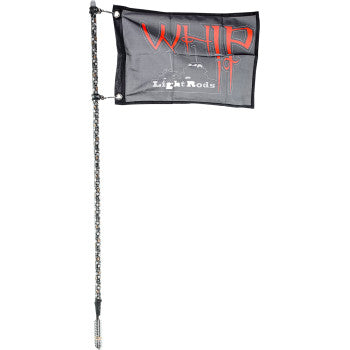 3' Light Rod Whip Black by Whipitlightrods