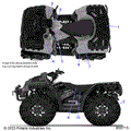 BODY: DECALS STANDARD - 2024 POLARIS SPORTSMAN XP 1000 48" ULTIMATE TRAIL