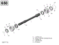 DRIVE SHAFT - 650 EFI - 2017 CAN AM OUTLANDER 650 EFI