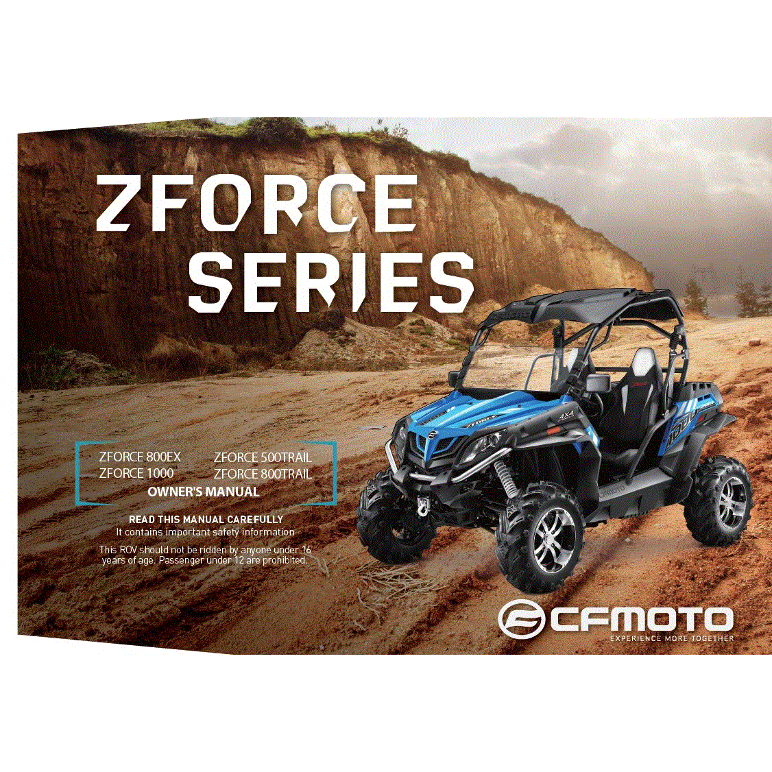 An Image of a Genuine CFMOTO Parts Schematic Diagram showing the schematic - MANUALS - 2022 CFMOTO ZFORCE 500