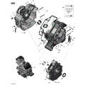 CRANKCASE - 800R EFI - 2018 CAN AM COMMANDER MAX 800R EFI