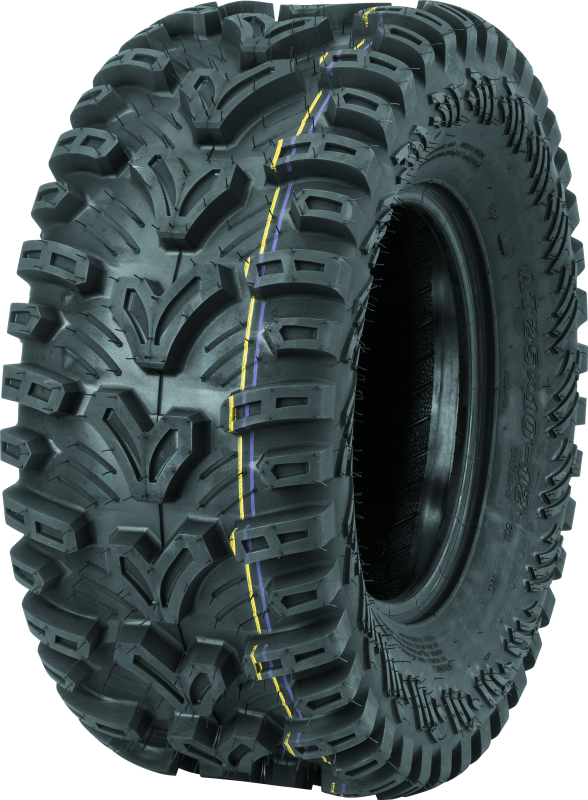 QuadBoss QBT448 Utility Tire - 25x10-12 6-Ply for Powersports Vehicles