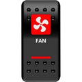 Fan Rocker Switch Red by Moose