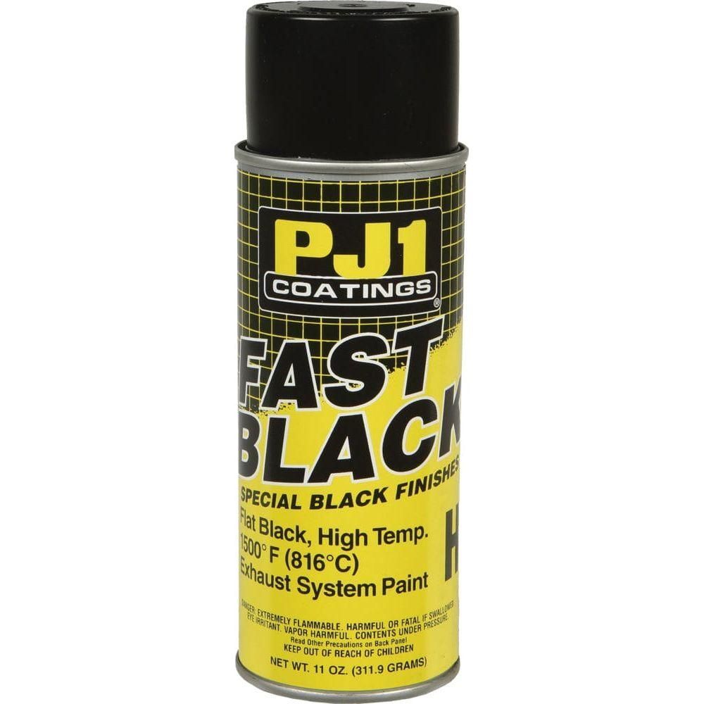 Fast Black 1500F High Temp Flat Finish by PJ1 16-HIT Hi Temp Paint