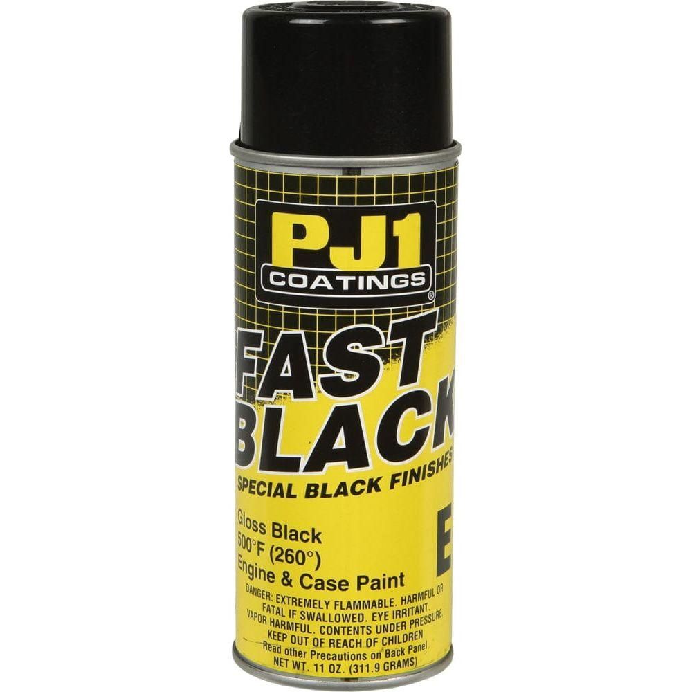 Fast Black Engine Paint Gloss Black by PJ1 16-ENG Hi Temp Paint