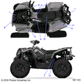 BODY: DECALS STANDARD - 2025 POLARIS SCRAMBLER XP 1000 55 LLP 49S