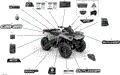 DECALS - STD - DPS - 2020 CAN AM OUTLANDER 570 EFI / DPS / XT / HUNTING