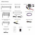 2/4 Seater LED kit With Controller by EcoXGear