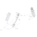 SUSPENSION - REAR SHOCKS - 2025 CAN AM MAVERICK SPORT 1000R EFI DPS - TIMELESS BLACK METALLIC - 60" WIDTH
