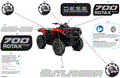 BODY - FEATURE DECALS - 2024 CAN AM OUTLANDER 700 4X4 DPS - WILDLAND CAMO