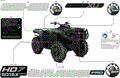 BODY - FEATURE DECALS - 2026 CAN AM OUTLANDER PRO HD7 4X4 XU - COMPASS GREEN