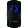 Lighted Switch Stereo Blue by DragonFire Racing