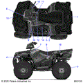 BODY: DECALS - 2020 POLARIS SPORTSMAN 570