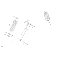 SUSPENSION - REAR SHOCKS - 2026 CAN AM COMMANDER MAX 1000R EFI X MR - DARK WILDLAND CAMO - 64" WIDTH