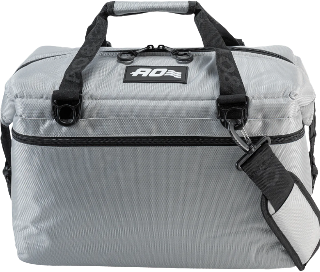 24 Pack Capacity Ballistic Silver Cooler by AO Coolers