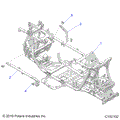 CHASSIS: MAIN FRAME - 2020 POLARIS SCRAMBLER XP 1000 55"