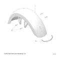 Front Fender,Trimmed,Stgryaz [Storm Gray Azure] by Indian