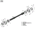 DRIVE SHAFT - 570 EFI - 2016 CAN AM OUTLANDER L 570 EFI PRO