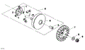 DRIVE PULLEY - 2018 CAN AM DS 250