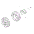DRIVE - FRONT WHEELS - 2022 CAN AM COMMANDER 700 EFI XT