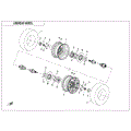 REAR WHEEL - 2025 CFMOTO CFORCE 800 TOURING