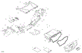 BODY - FRONT STORAGE TRAY - 2024 CAN AM OUTLANDER 1000R EFI 4X4 XT - PLATINUM SILVER SATIN