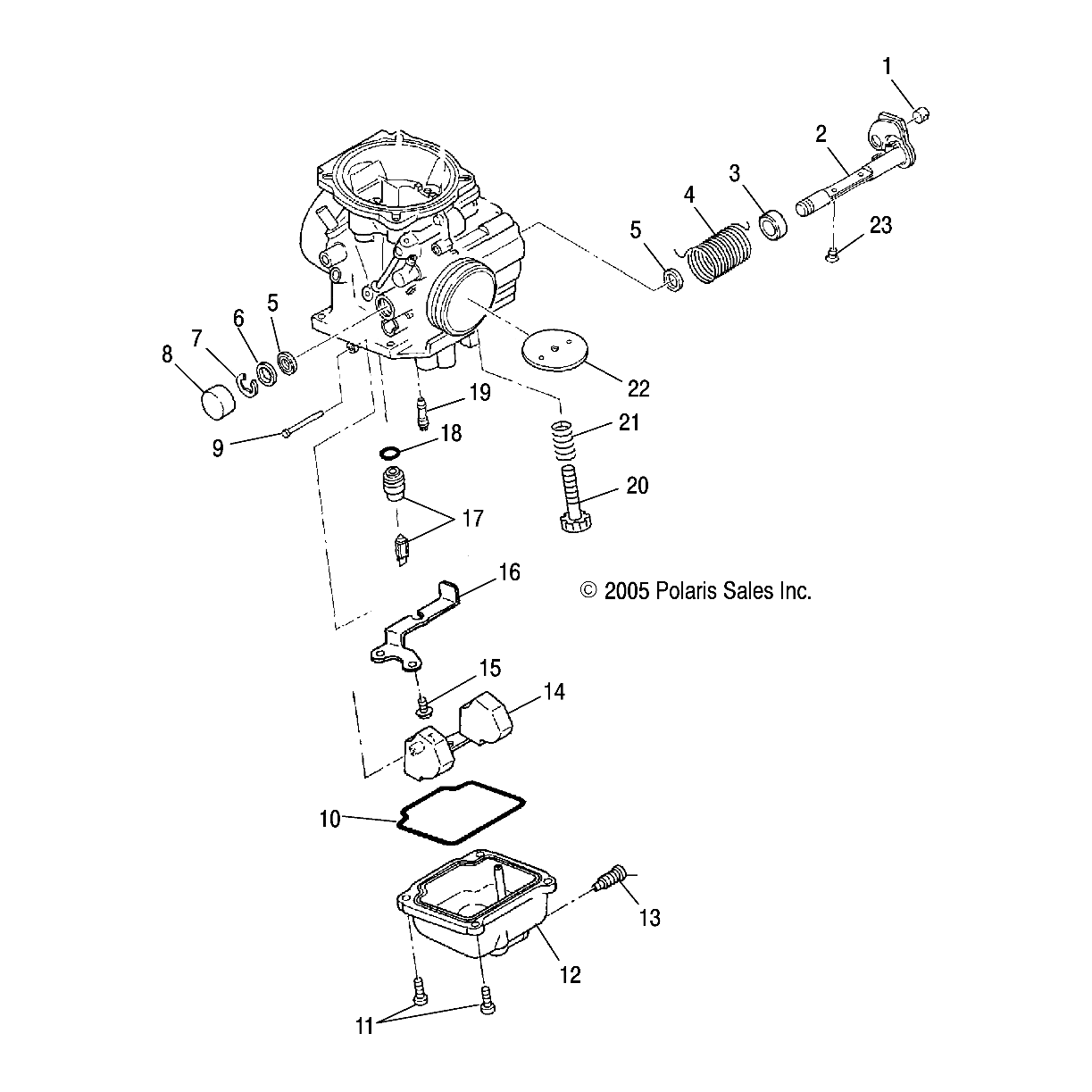 Floatbody Assembly by Polaris 3130590 OEM Hardware P3130590 Off Road Express