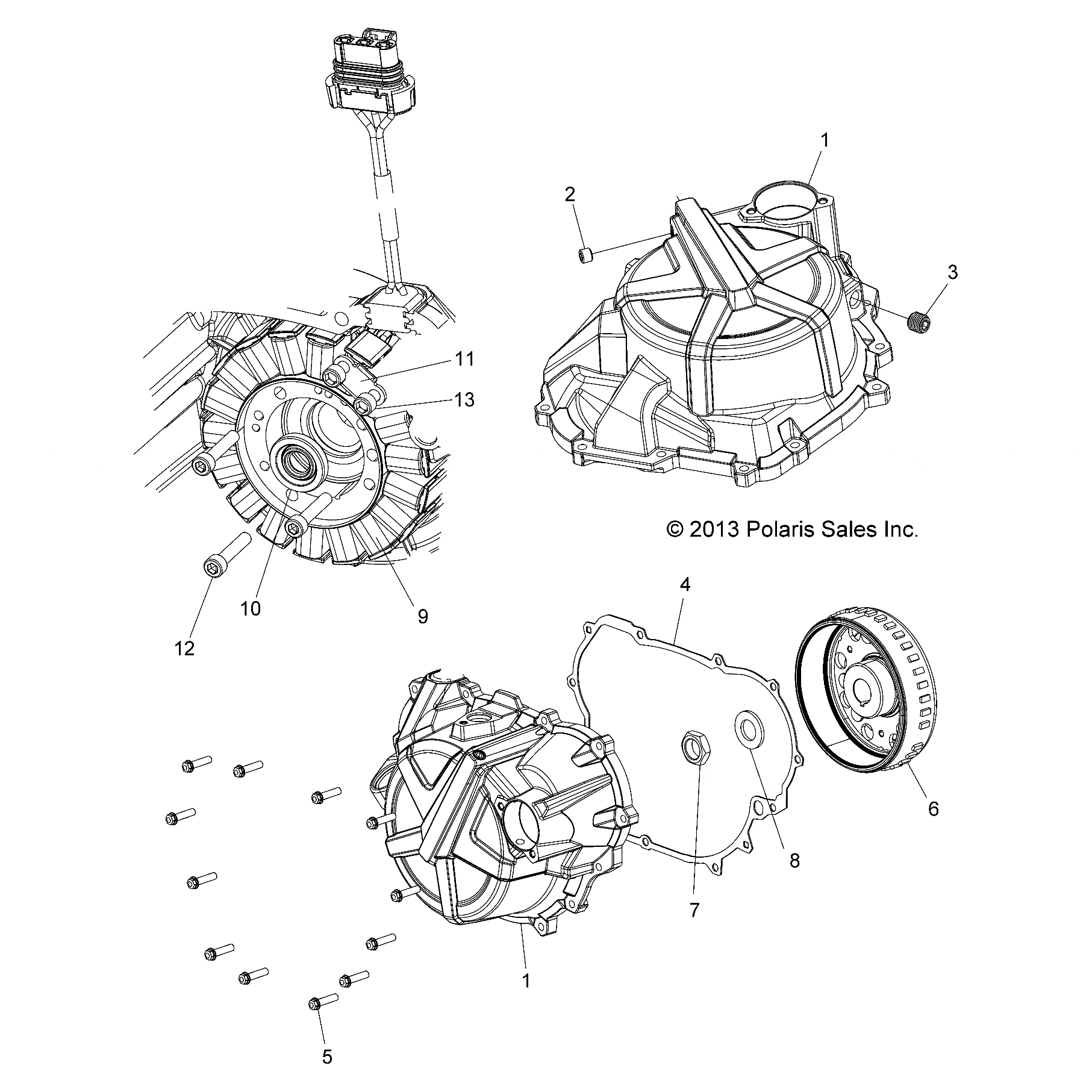 Flywheel by Polaris 4014404 OEM Hardware P4014404 Off Road Express Drop Ship