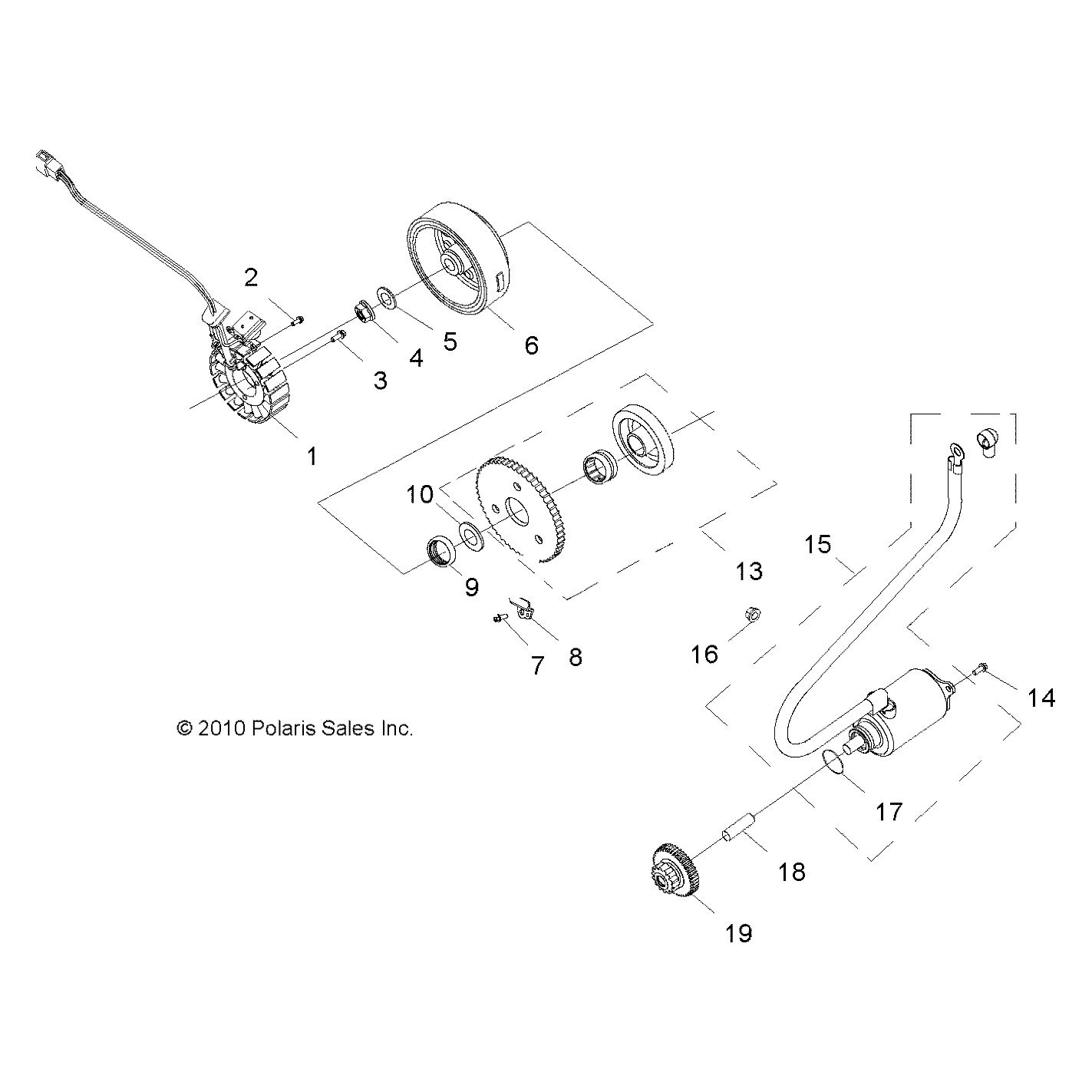 Flywheel, Rzr 170 by Polaris 455069 OEM Hardware P455069 Off Road Express