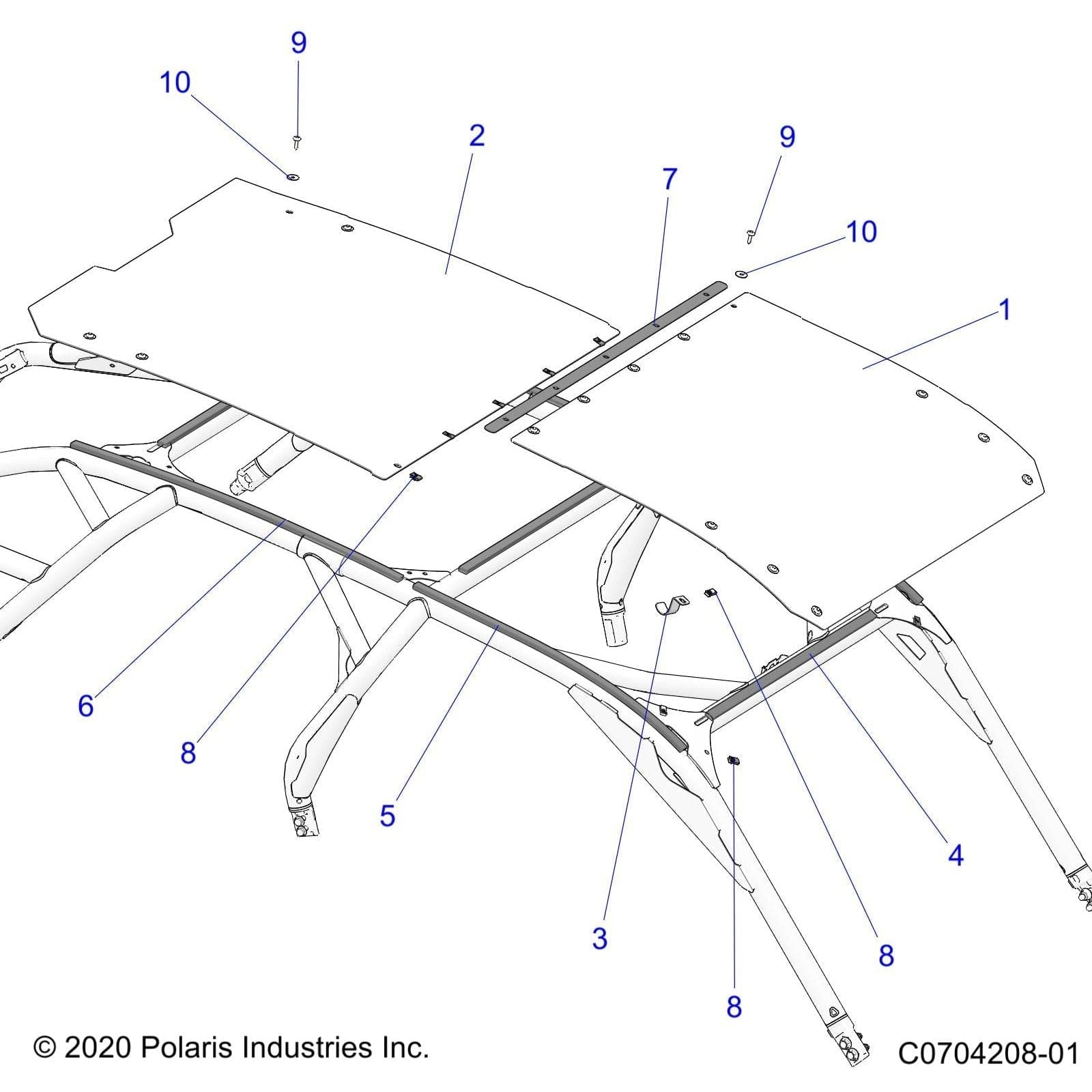 Foam-Sfo,Psa,20Wx9.53Tx693L by Polaris 5814826-693 OEM Hardware P5814826-693 Off Road Express
