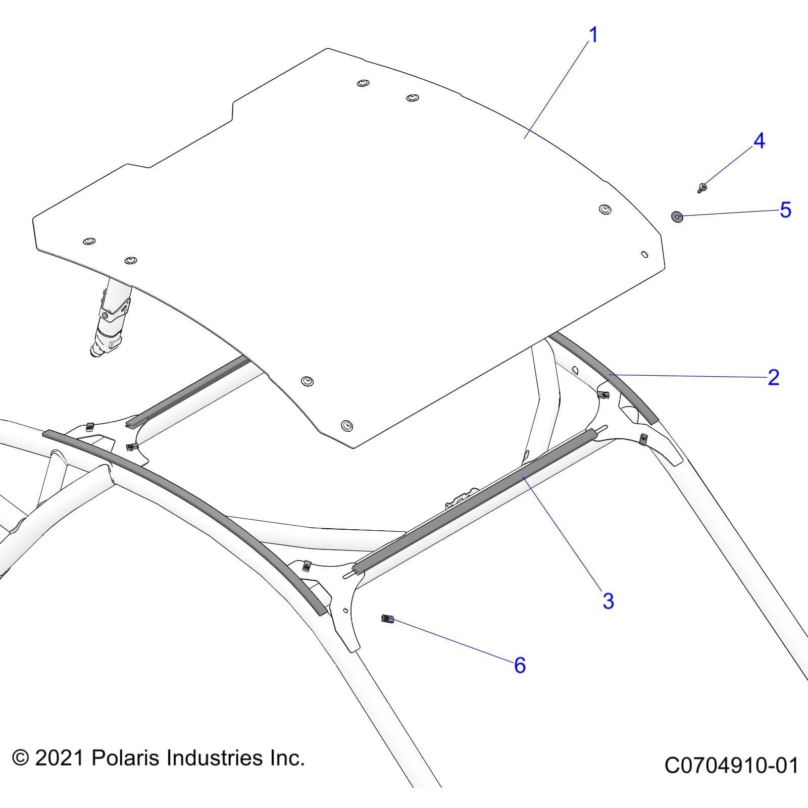 Foam-Sfo,Psa,20Wx9.53Tx718L by Polaris 5814826-718 OEM Hardware P5814826-718 Off Road Express