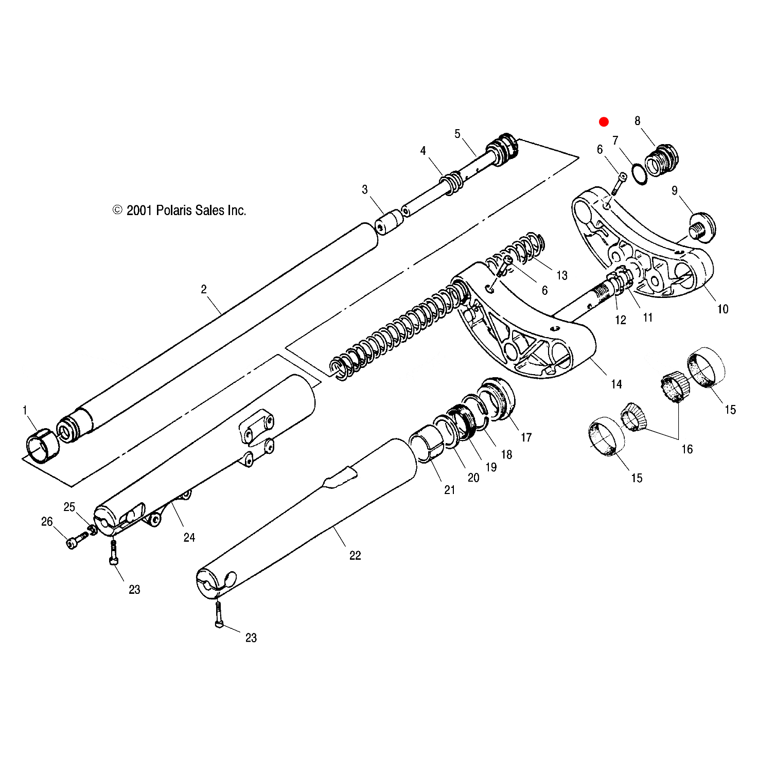 Fork O-Ring by Polaris 5411330 OEM O-Ring