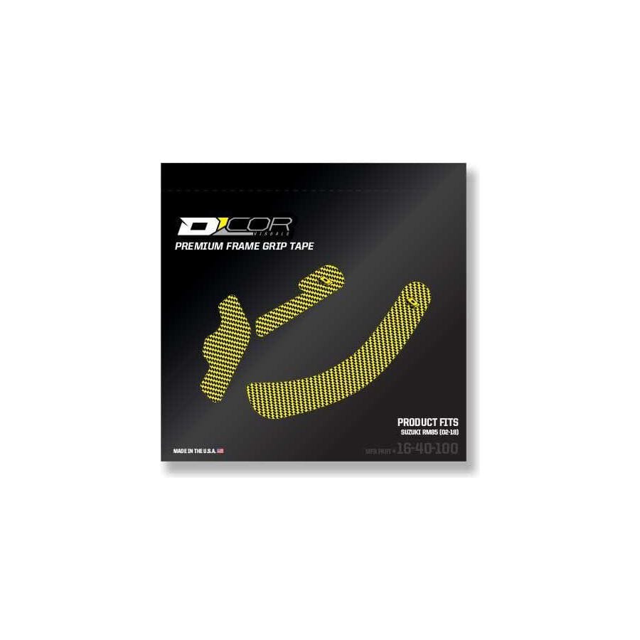 Frame Grip Guard Decal Yellow By D'Cor 16-40-100 Frame Grip 862-64100 Western Powersports