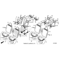 Rear Seat Frame by Honda