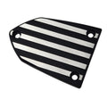 Front Brake Master Cylinder Cover Grooved Contrast Cut by Taylor Specialties