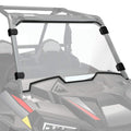Polaris RZR Front Full Windshield with 4 Black Clamps by Kemimoto
